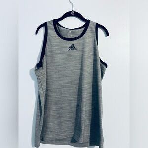 Adidas Gray and Black Tank Top